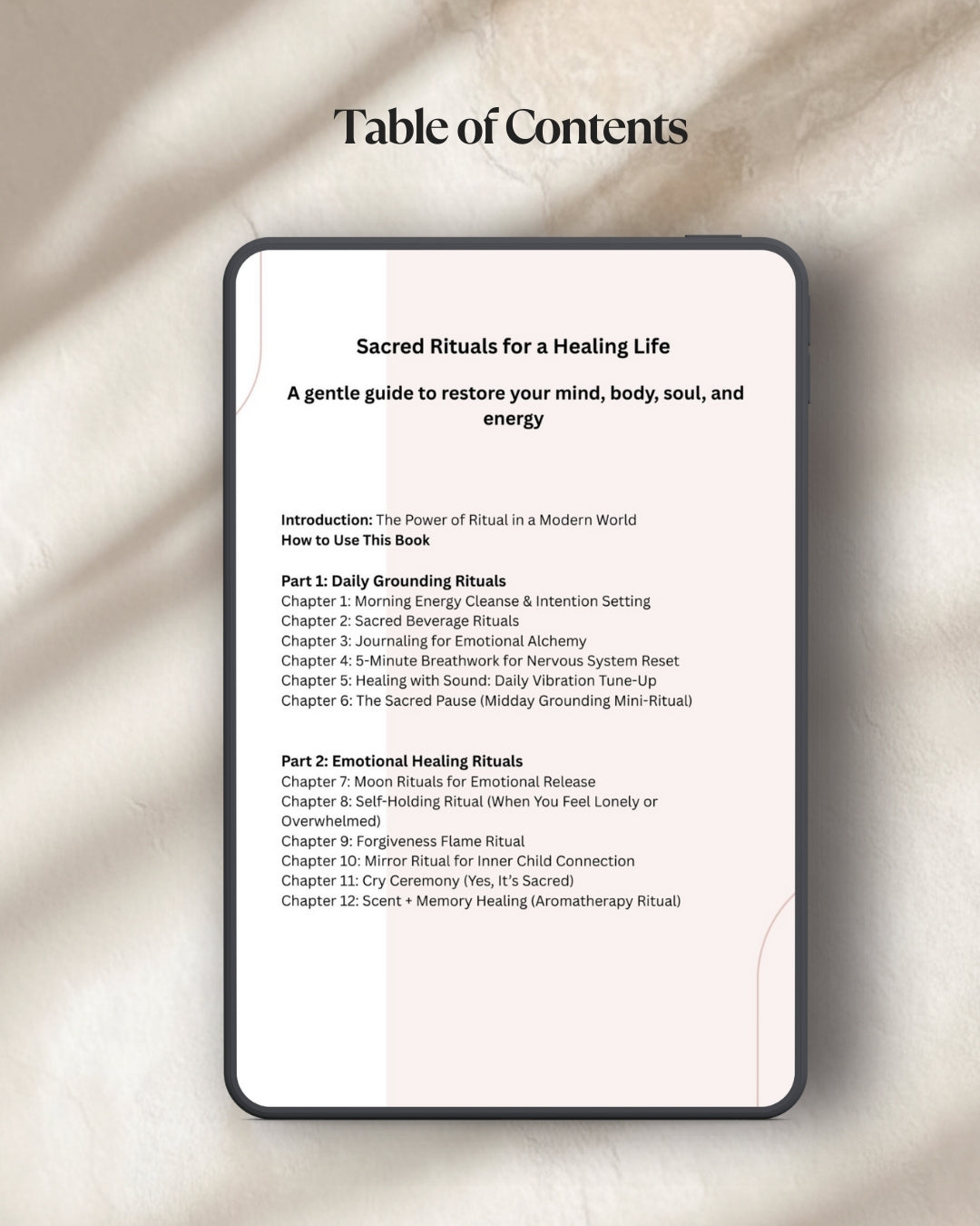 Sacred Healing Rituals - Heal Deeply, Rise Fully, Live Softly