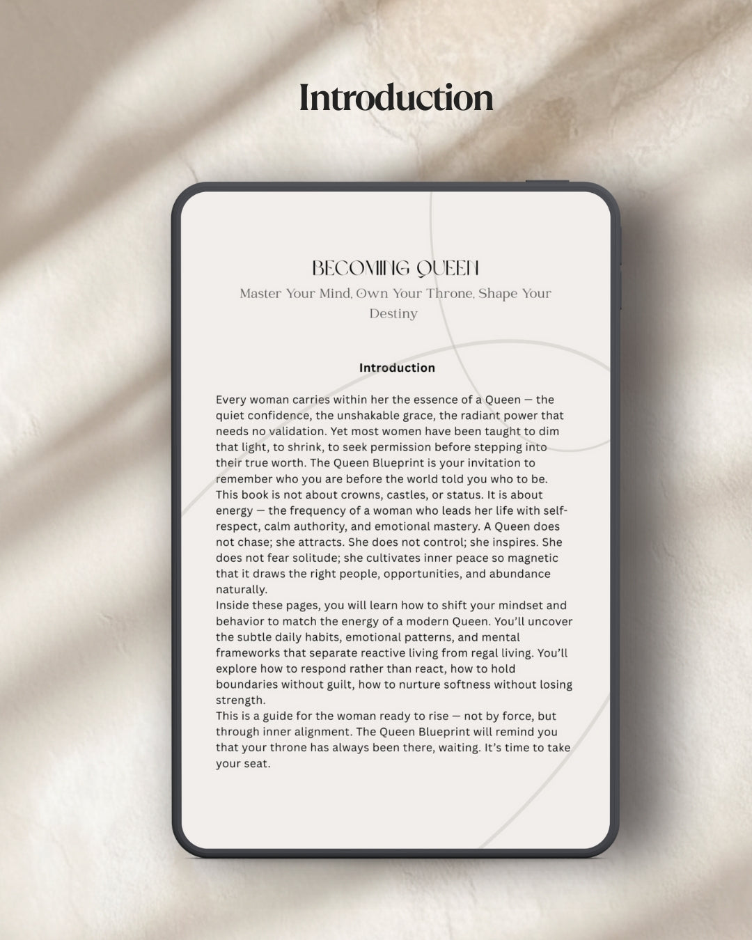 Becoming Queen - Master Your Mind, Own Your Throne, Shape Your Destiny