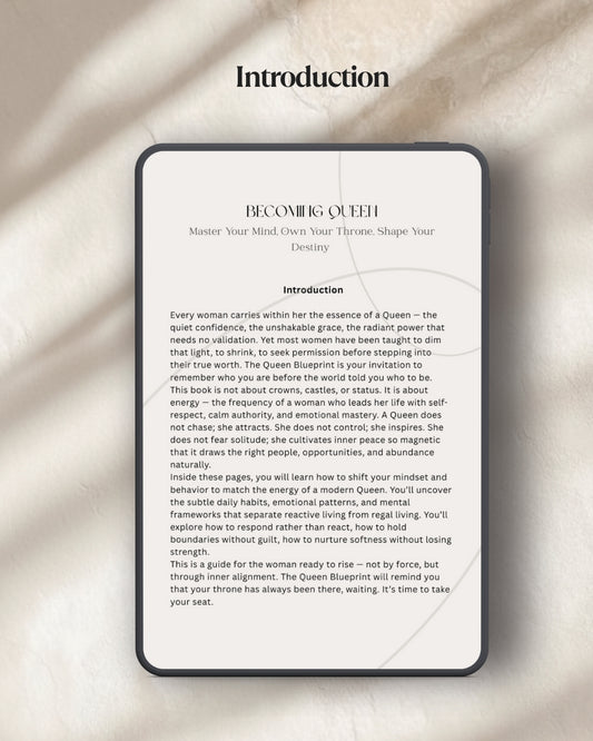 Becoming Queen - Master Your Mind, Own Your Throne, Shape Your Destiny